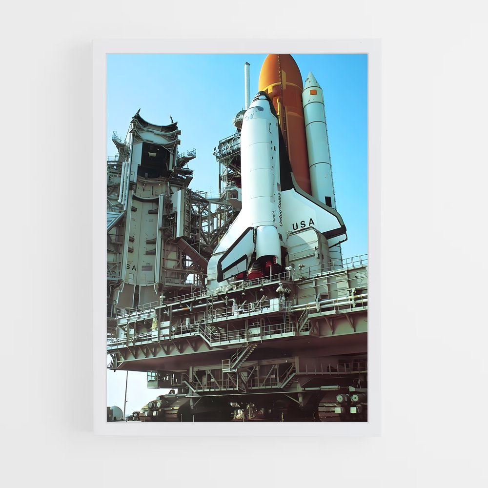 Poster Préparation Stellaire – affiche Espace rétro (vue 3)